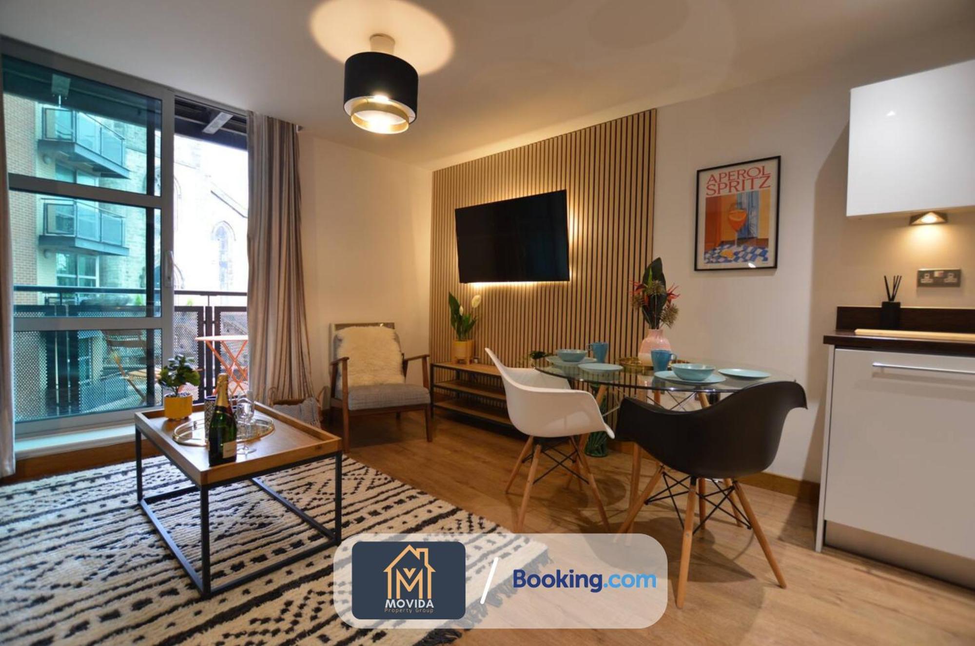Lgi Stunning 1 Bedroom Apartment By Movida Property Group Short Lets & Serviced Accommodation Leeds  Exterior photo