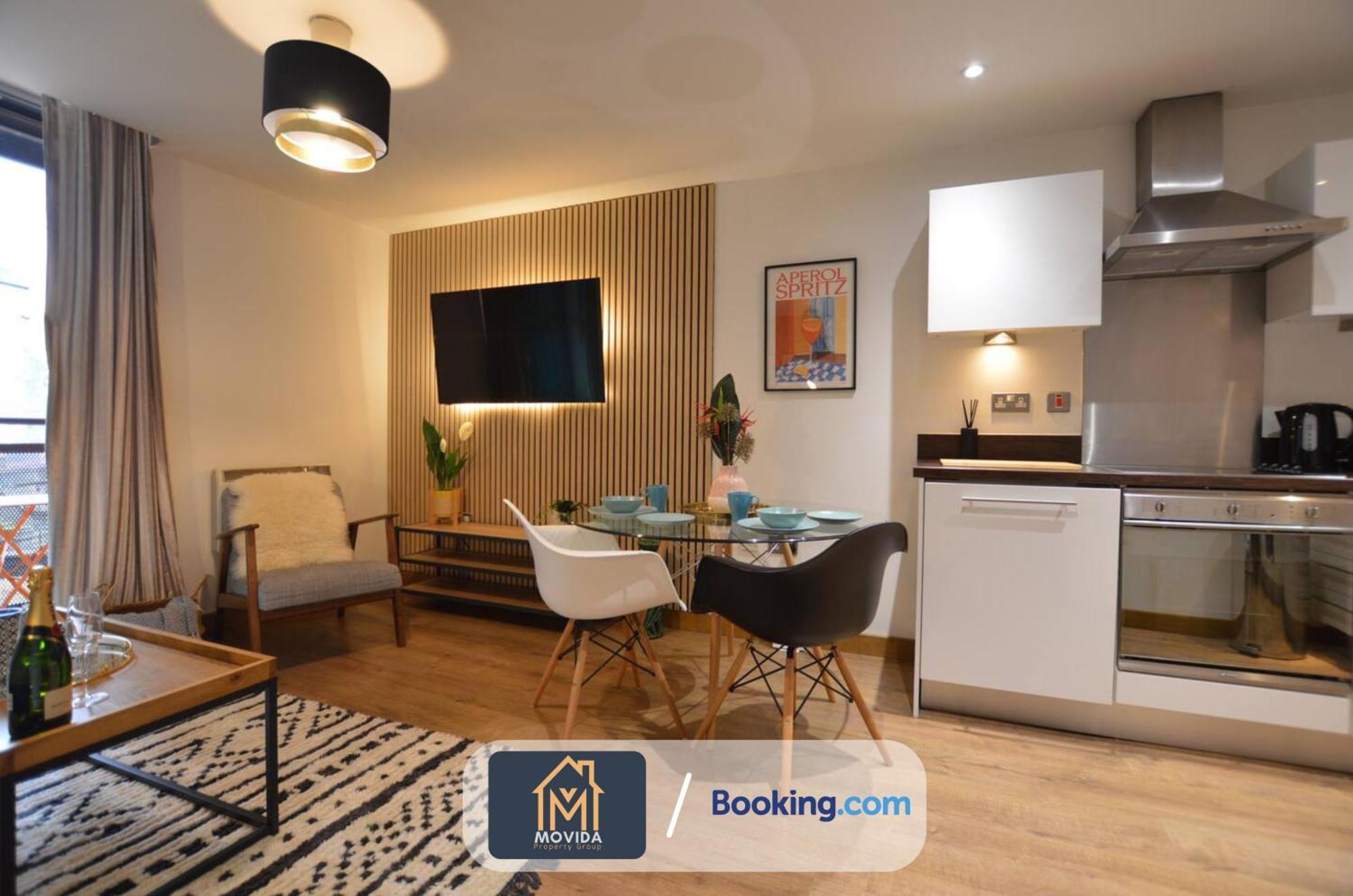 Lgi Stunning 1 Bedroom Apartment By Movida Property Group Short Lets & Serviced Accommodation Leeds  Exterior photo