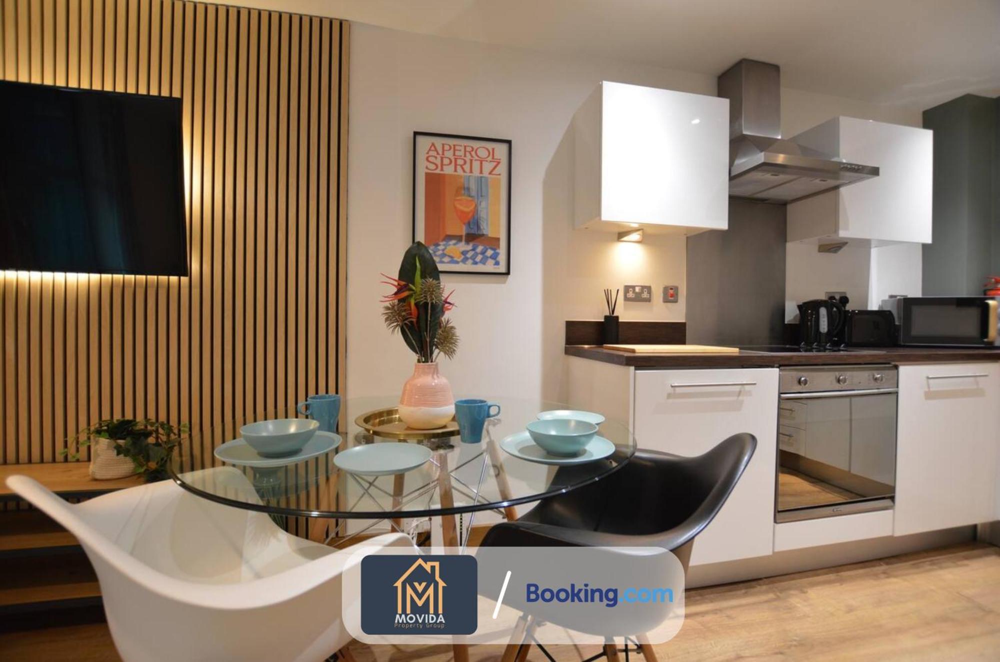 Lgi Stunning 1 Bedroom Apartment By Movida Property Group Short Lets & Serviced Accommodation Leeds  Exterior photo