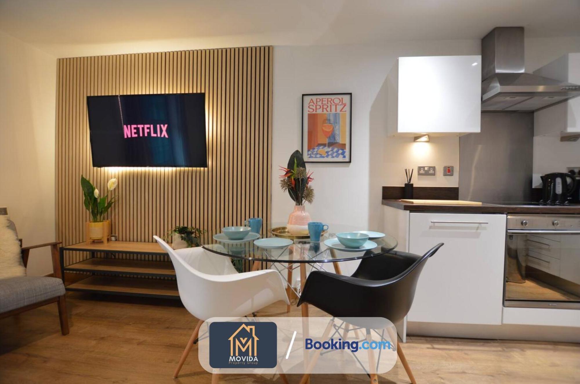Lgi Stunning 1 Bedroom Apartment By Movida Property Group Short Lets & Serviced Accommodation Leeds  Exterior photo
