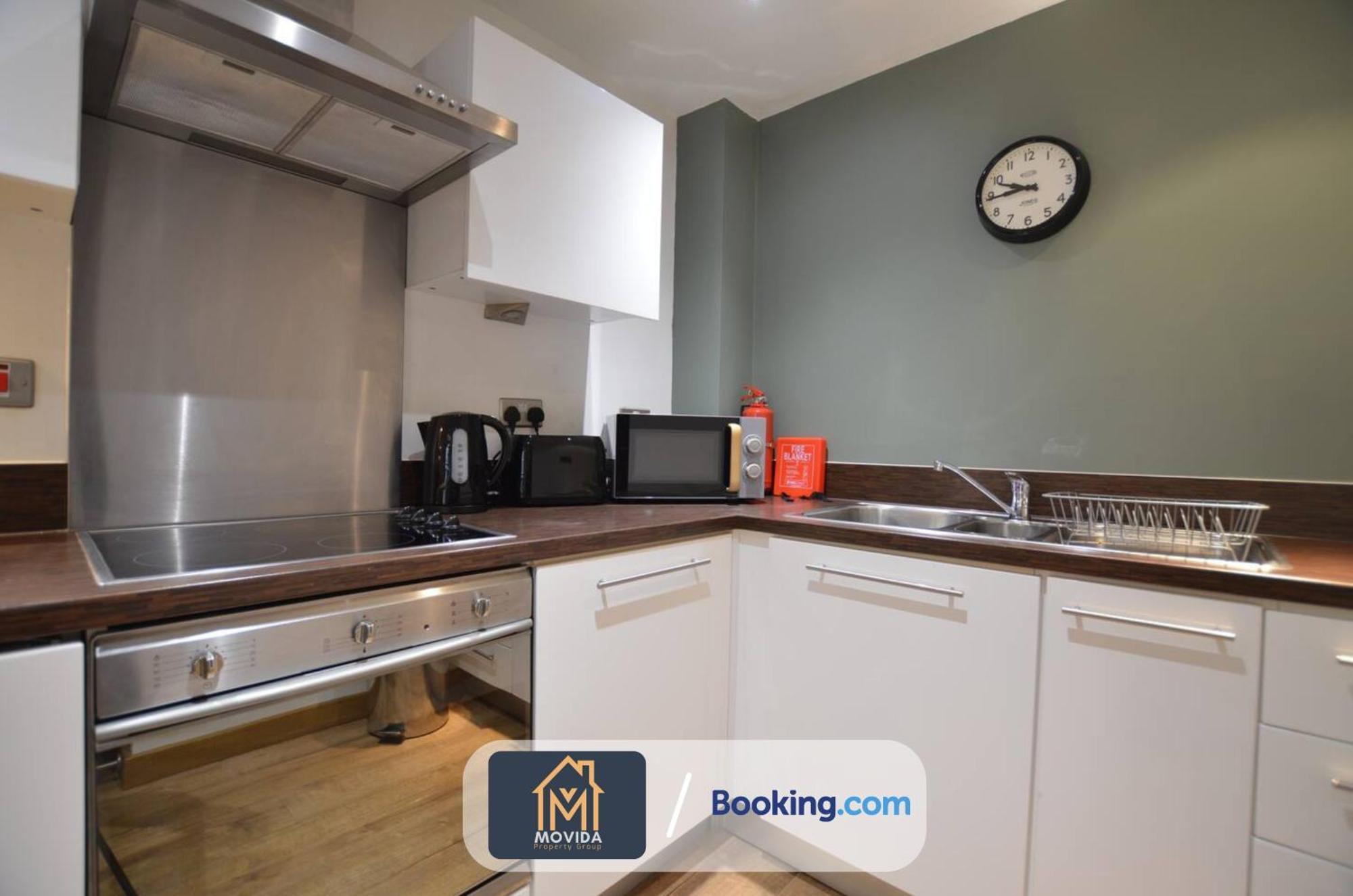 Lgi Stunning 1 Bedroom Apartment By Movida Property Group Short Lets & Serviced Accommodation Leeds  Exterior photo